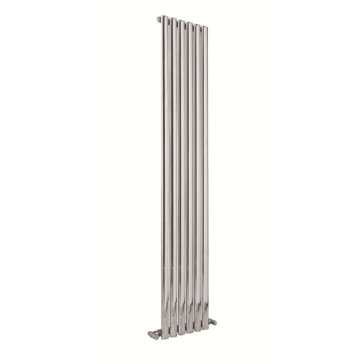 Vertical Oval Single Panel Chrome Radiator