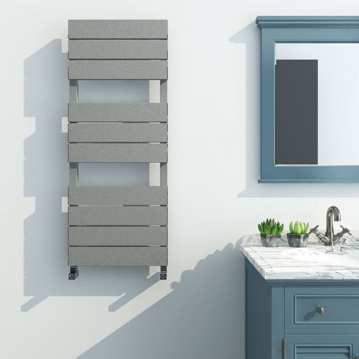 Dianna White Aluminium Towel Radiators - Image 2