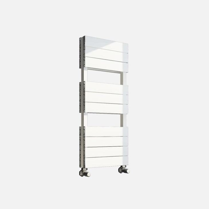 Eros White Double Panel Aluminium Towel Radiators