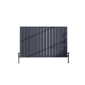 Flat Double Panel Anthracite Room Radiator