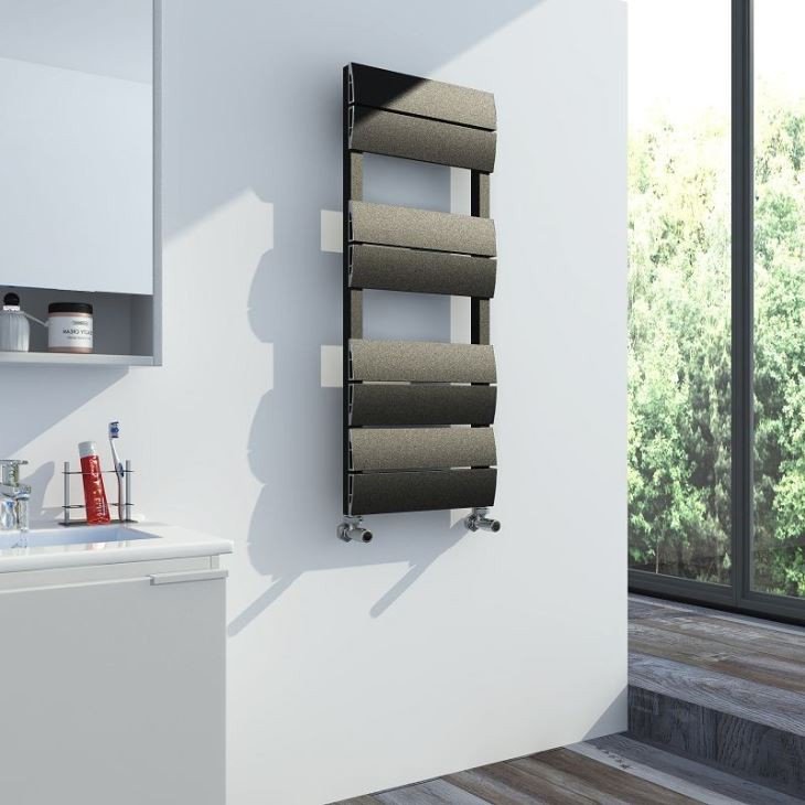 Muses Anthracite Aluminium Towel Radiators - Image 5