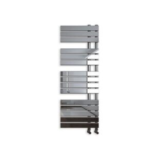 Offset Chrome Bathroom Heated Towel Radiators