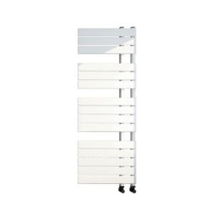 Offset White Bathroom Heated Towel Radiators