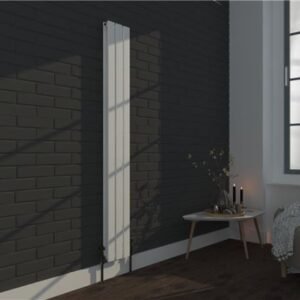 Vertical Flat Double Panel White Room Radiator
