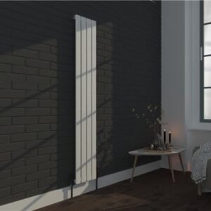 Vertical Flat Single Panel White Radiator